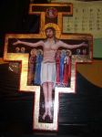 Nr.16.Krzyż Św. Franciszka-wym28x33X2cm.